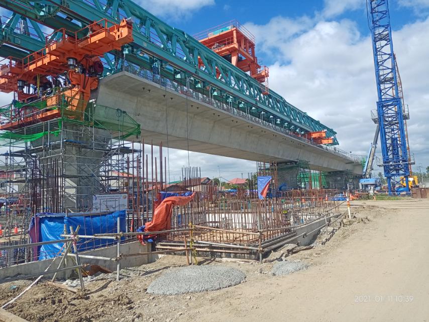 Superstructure Works as of January 2021